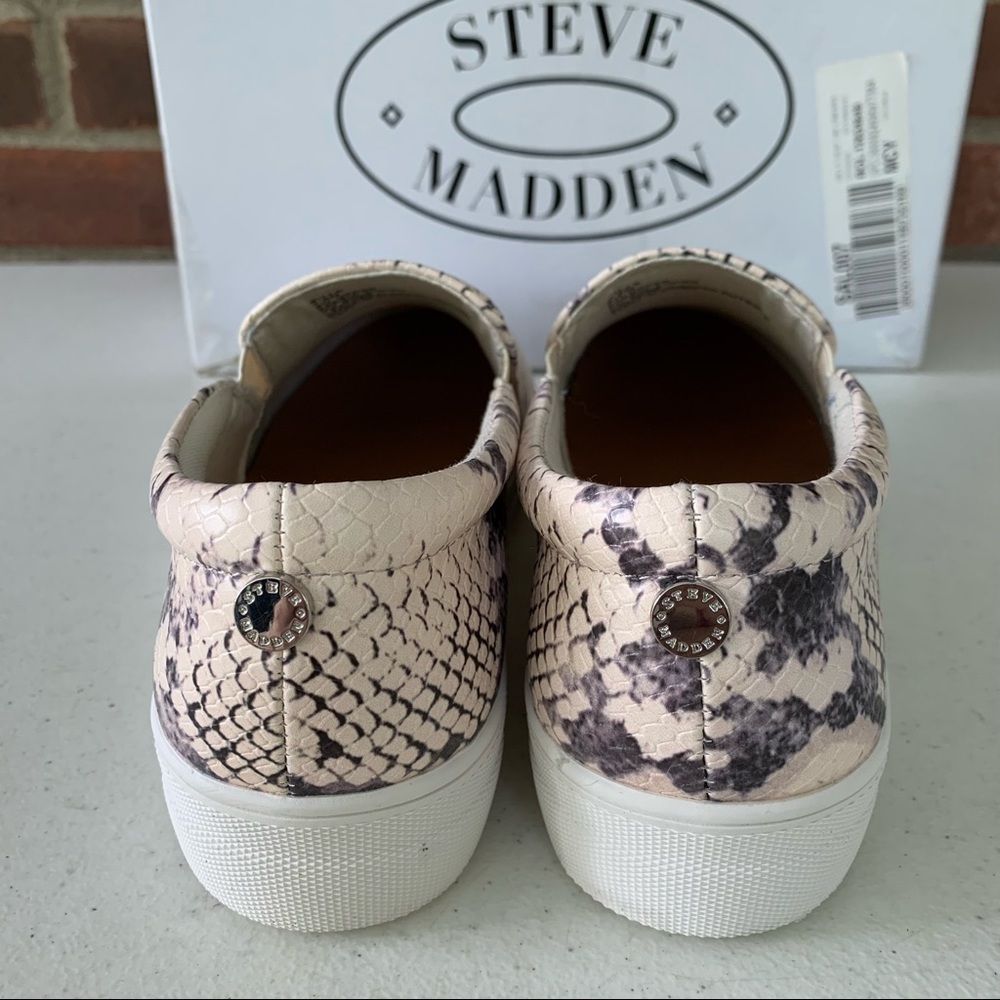 Steve Madden Gills Snake Print Fashion Sneaker - image 6